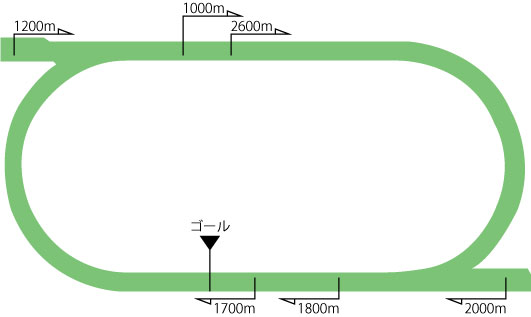 函館競馬場芝コース