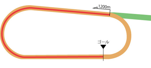 中京競馬場 ダート1200m
