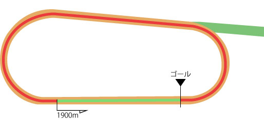 中京競馬場 ダート1900m