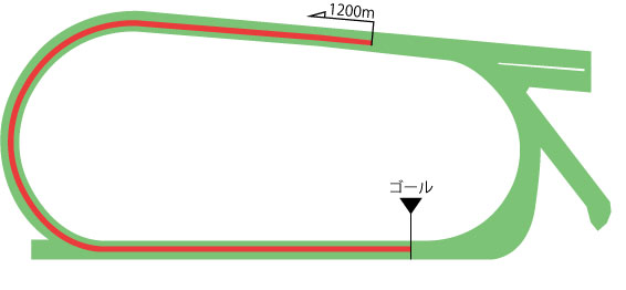 中京競馬場芝1200ｍ