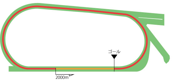 中京競馬場 芝2000m