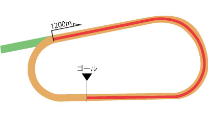 京都競馬場 ダート1200m