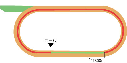 中山競馬場 ダート1800m