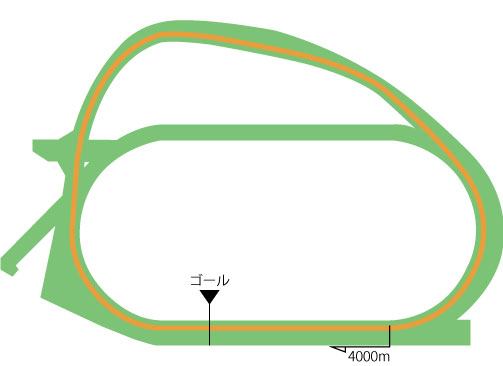 中山競馬場 芝4000m（外）