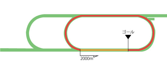 新潟競馬場 芝2000m（内）