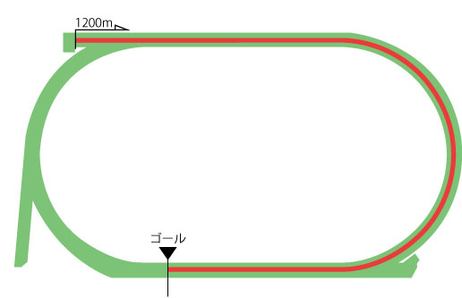 札幌競馬場 芝1200m